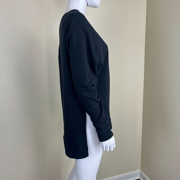 Nike Dri-Fit Women's Size S Black Crewneck Pullover Tunic Sweatshirt Athleisure - Picture 7 of 14